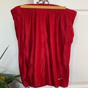 Red Nike basketball shorts mens